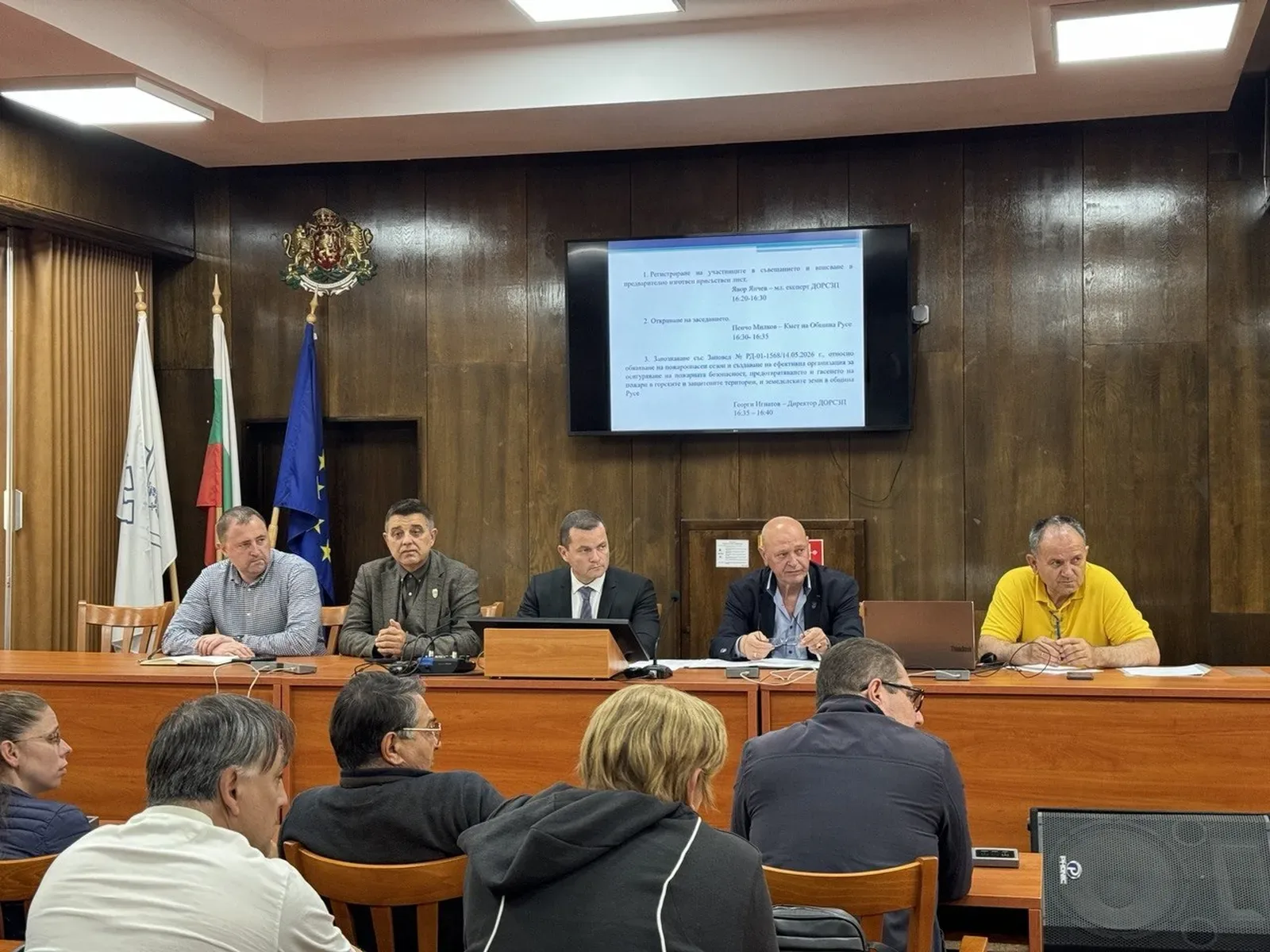 Русе свика щаб за пожарна безопасност преди сезона