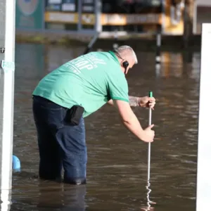 Порой наводни Благоевград, десетки мазета и гаражи са под вода