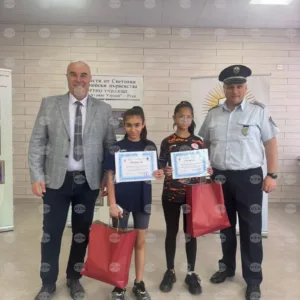 Русенската полиция отличи ученици за доблестни постъпки