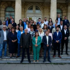 Архивна групова снимка на представители и членове на ГЕРБ Русе