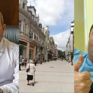 Колаж за демографския спад и намаляването на населението на Русе