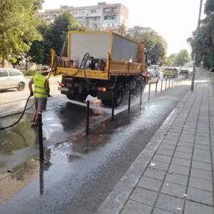 Русе публикува седмичен график за миене на улици и булеварди
