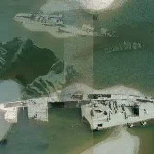 Сушата на Дунав оголи мамут, римски мост и военни кораби