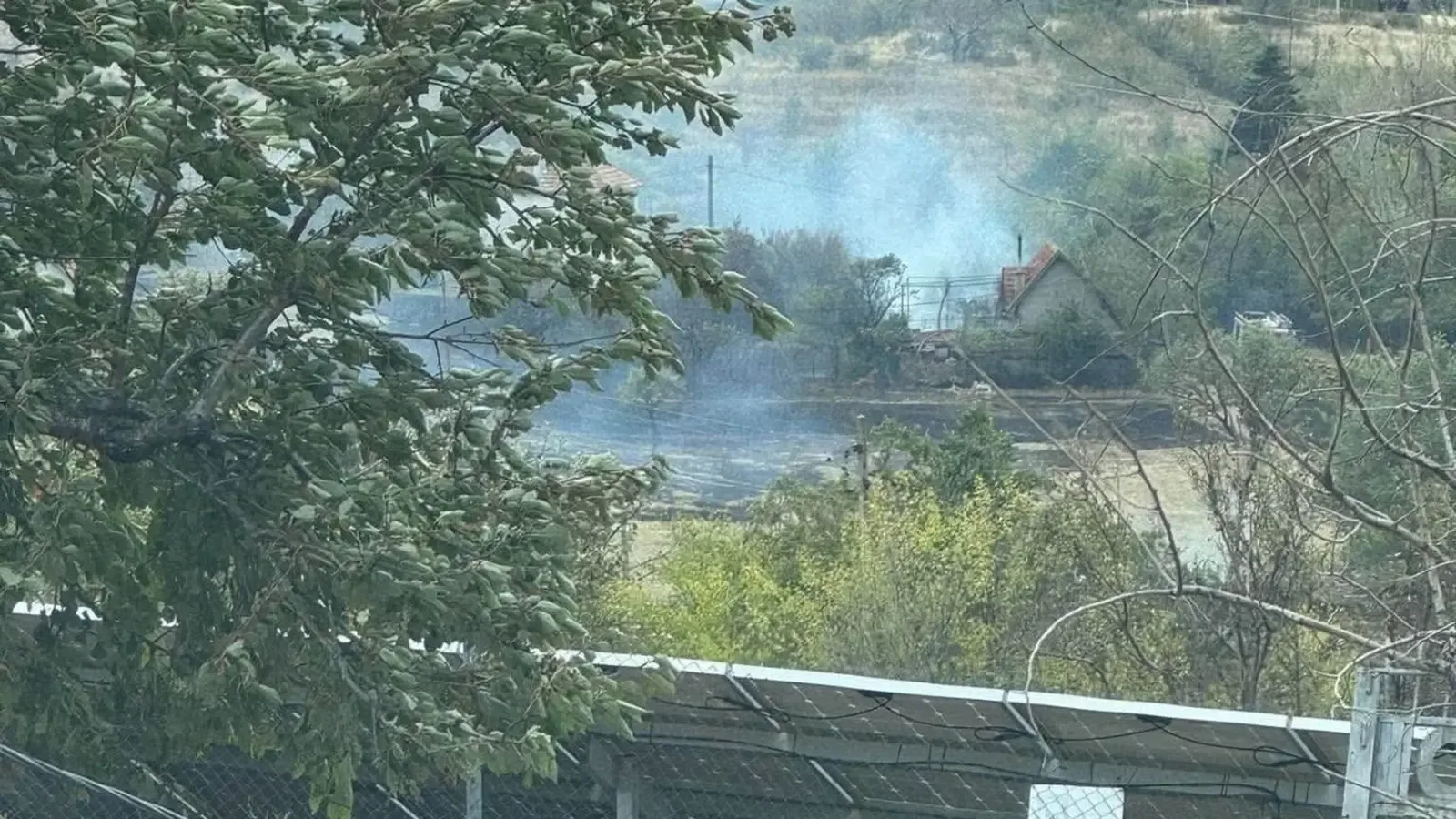 BG-Alert в Сливен заради разрастващ се пожар и силен вятър