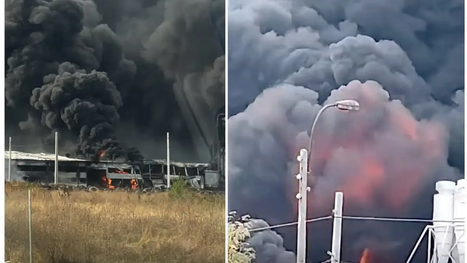 Чужденец загина при пожар в склад в Бяла, обявиха бедствено положение