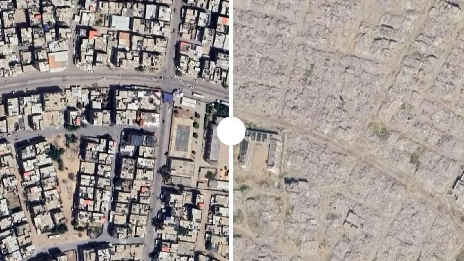 Google Earth и Maps показват мащаба на разрушенията в Газа