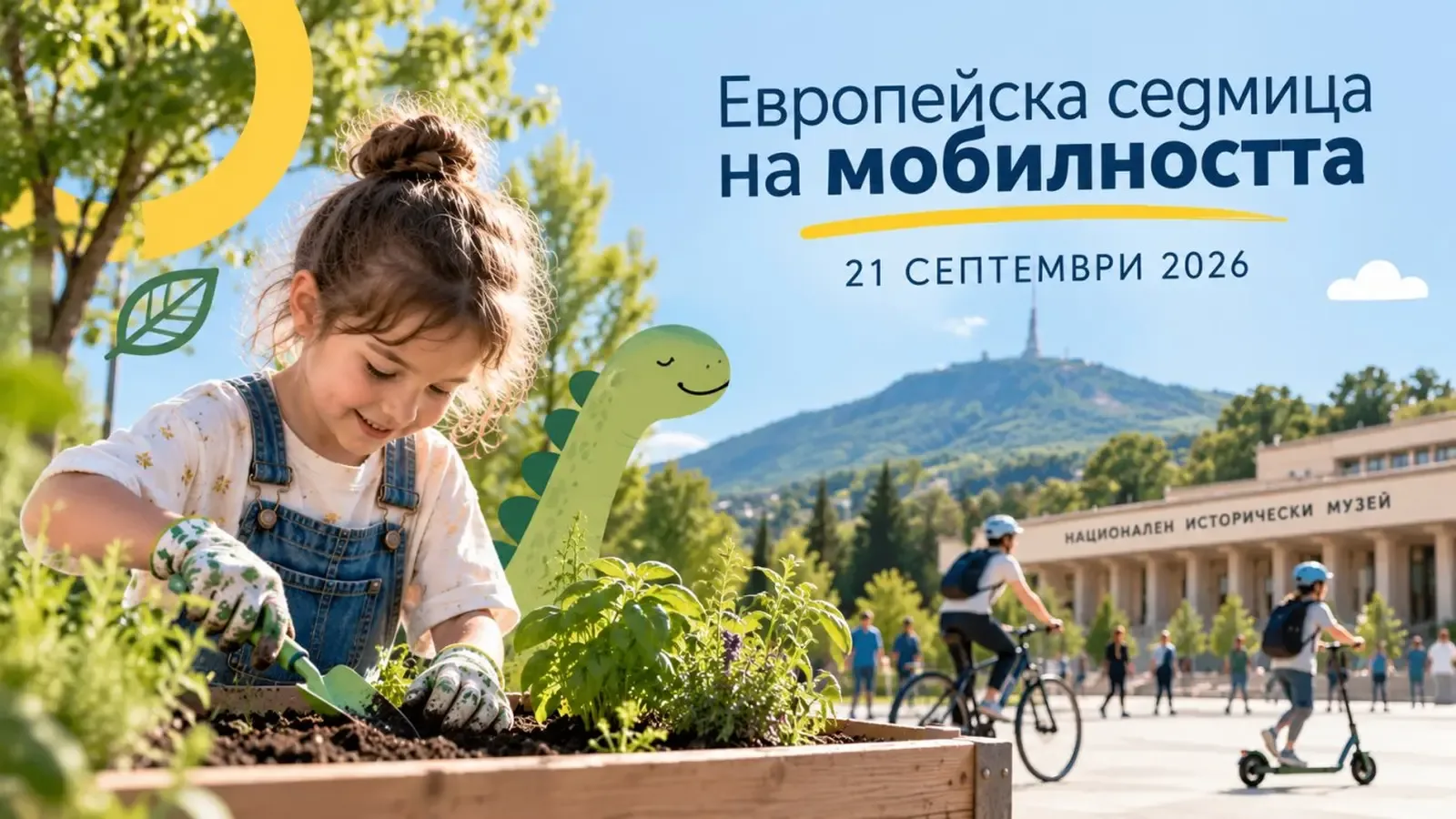 София посреща деца и родители с игри за климата на 21 септември