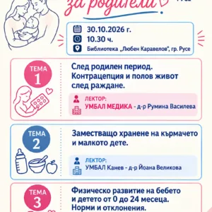 Общинското училище за родители в Русе е на 30 октомври
