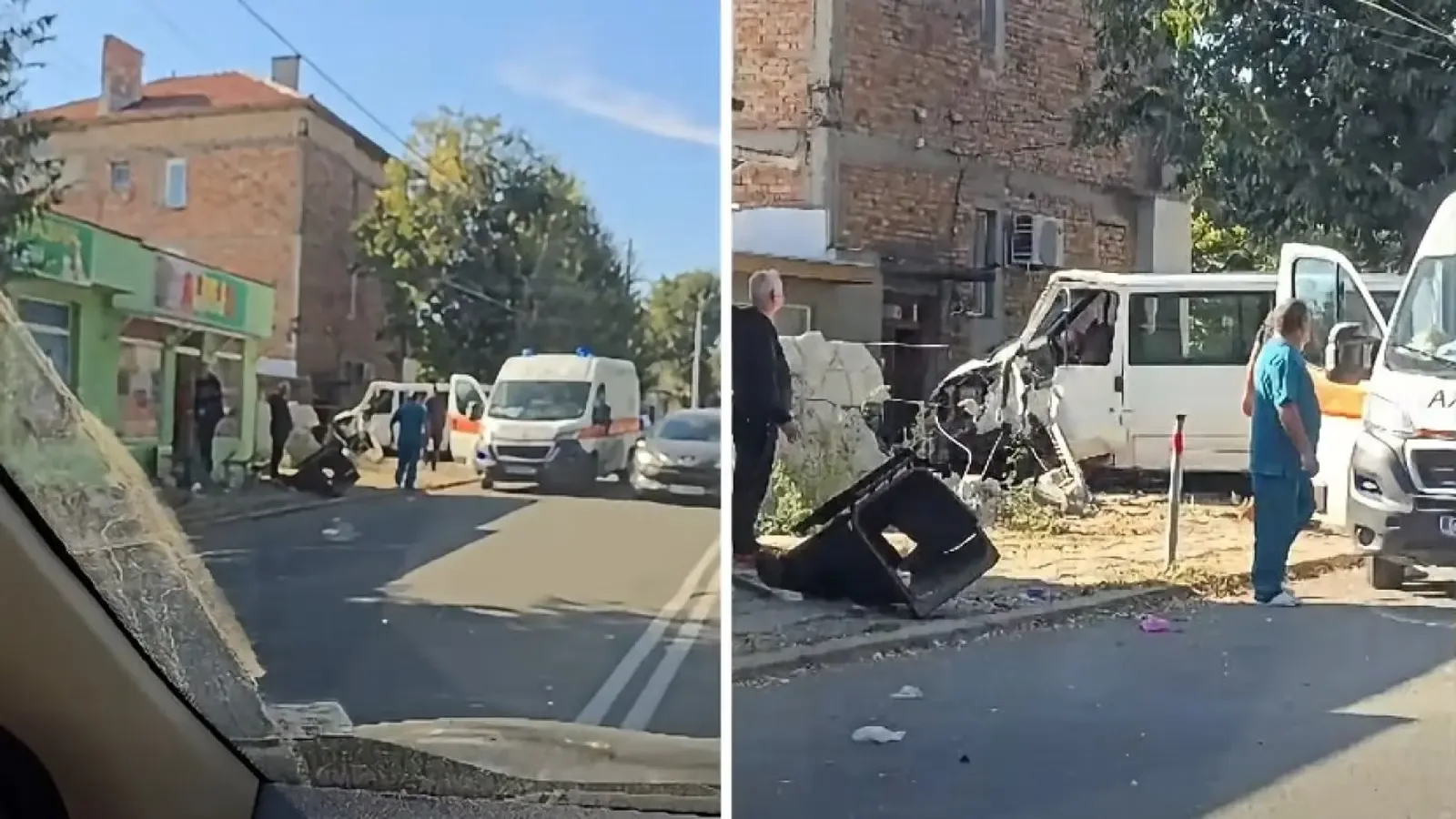 Шофьор на микробус загина след удар в ограда край Бургас